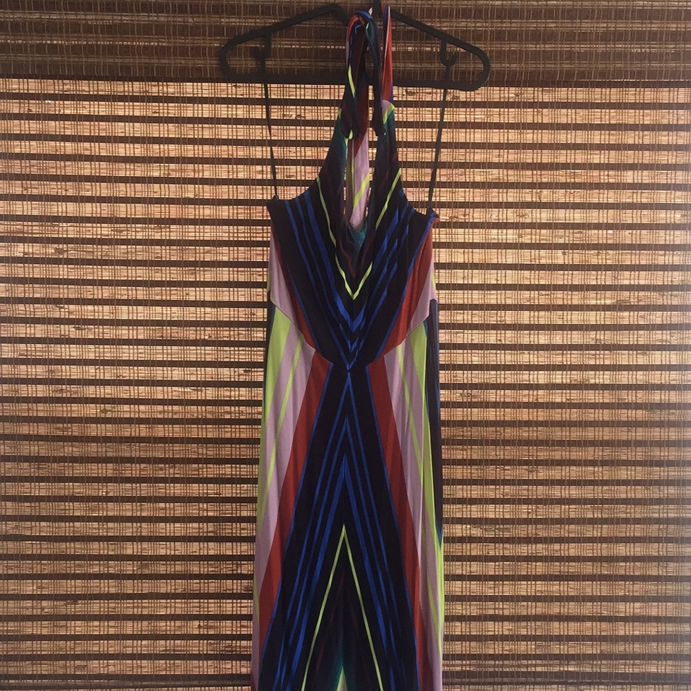 Felicity & Coco Bright Striped Maxi Dress